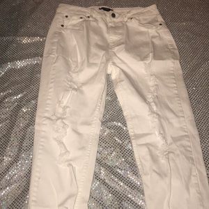 White jeans
